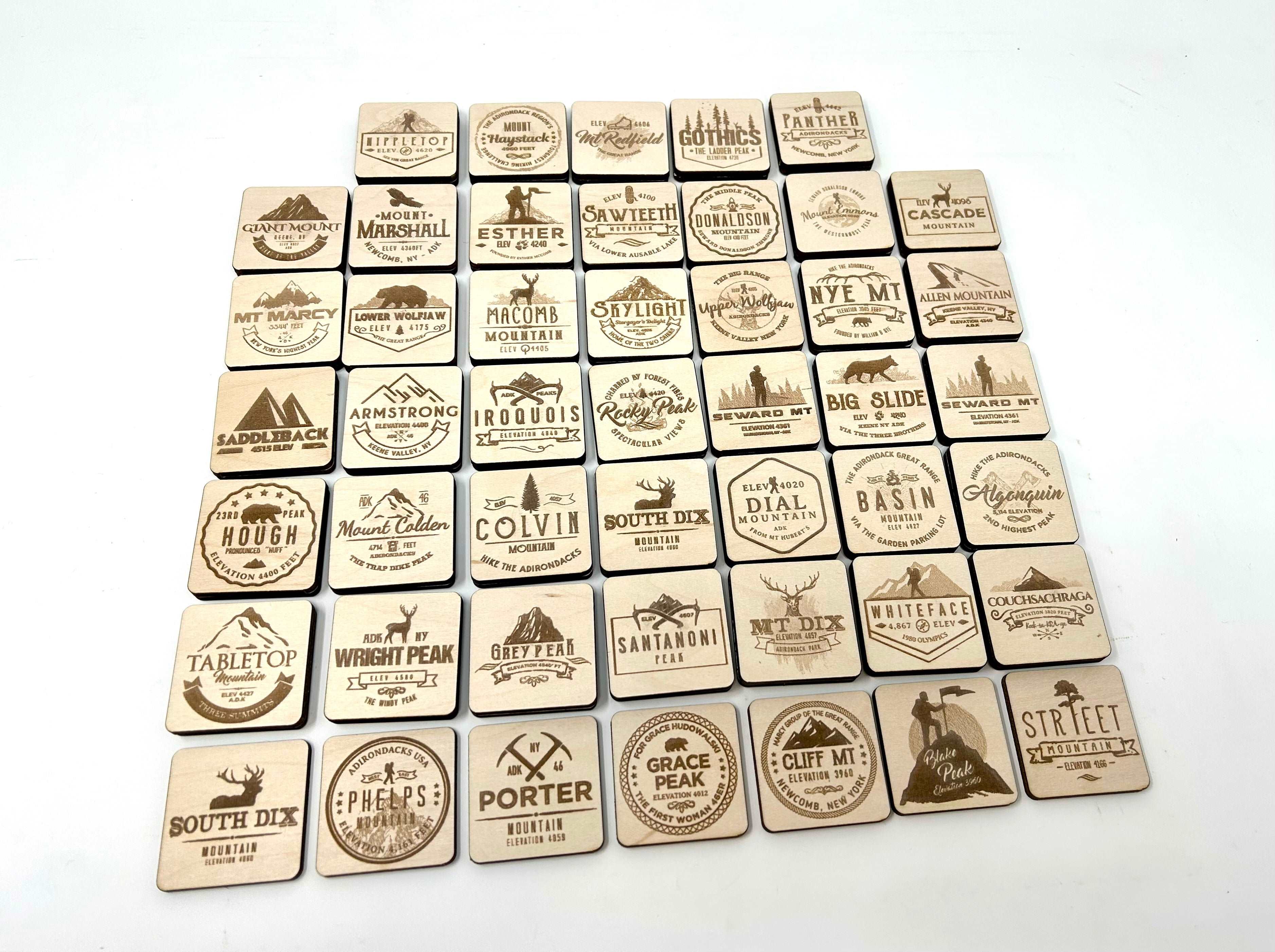 Adirondack Peaks Refrigerator Magnets - Scenic Mountain Fridge Magnets for Kitchen, Office & Travel - Perfect for Home Decor, Souvenirs & Gifts