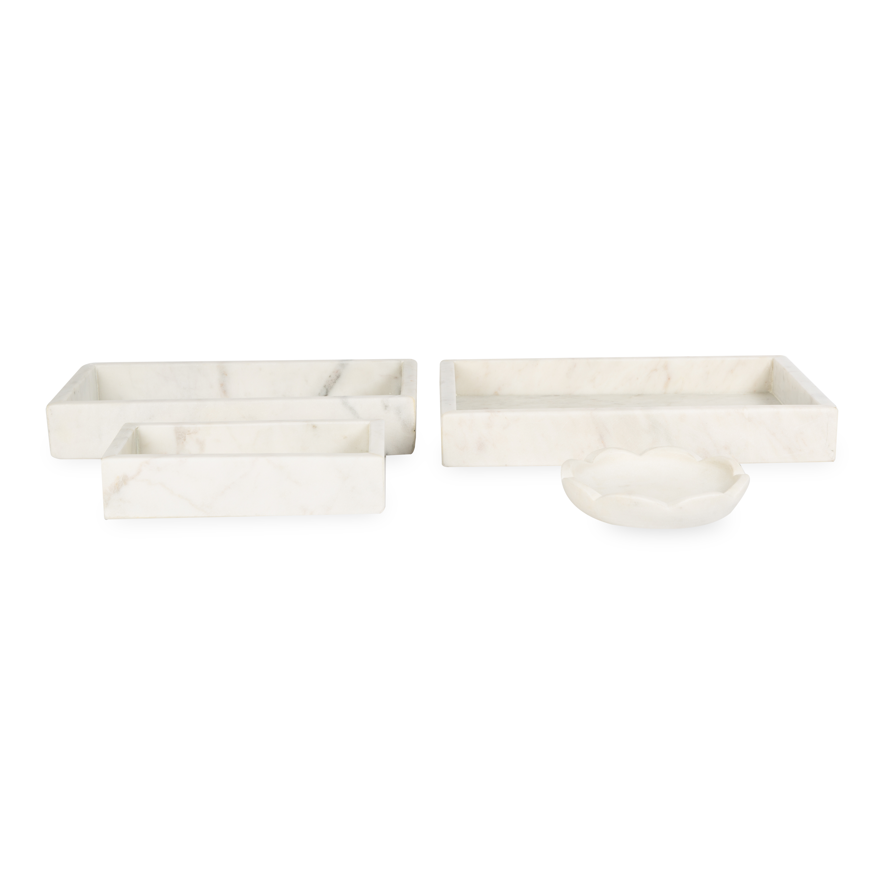 Luxury Marble White Collection - Elegant Home Decor & Gifts for Housewarming, Wedding & Anniversary | Perfect for Living Room, Kitchen & Bathroom Decor