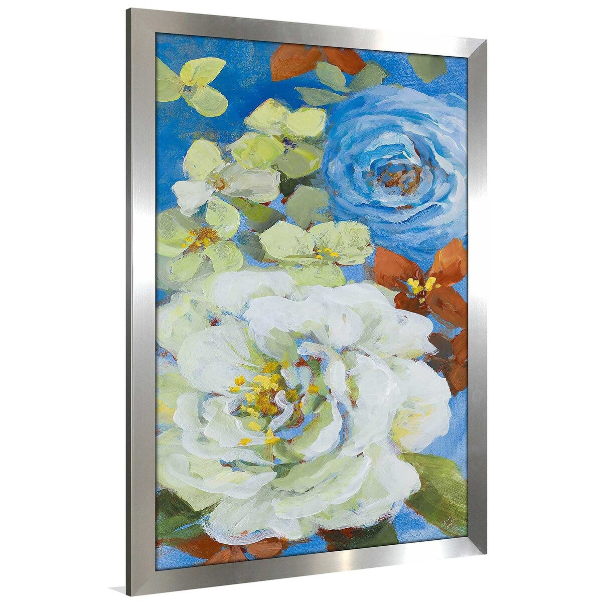 Abundant Garden I Vertical Wall Art Print on Acrylic - Modern Home Decor for Living Room, Bedroom & Office