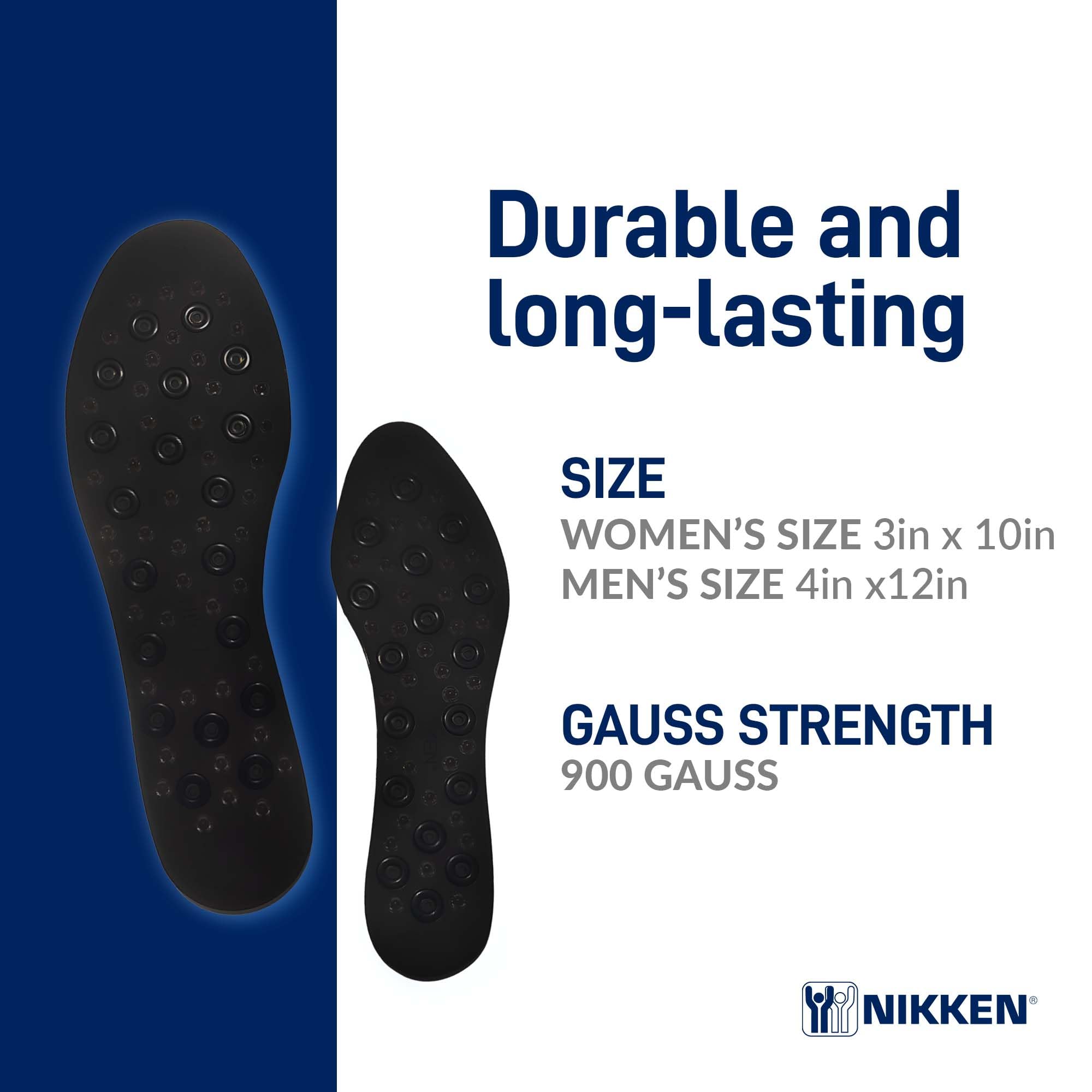 Kenko mSteps Magnetic Insoles for Men - Cut-to-Fit Orthotic Shoe Inserts (Sizes 7-12) - Pain Relief & Arch Support for Running, Walking & Work Shoes