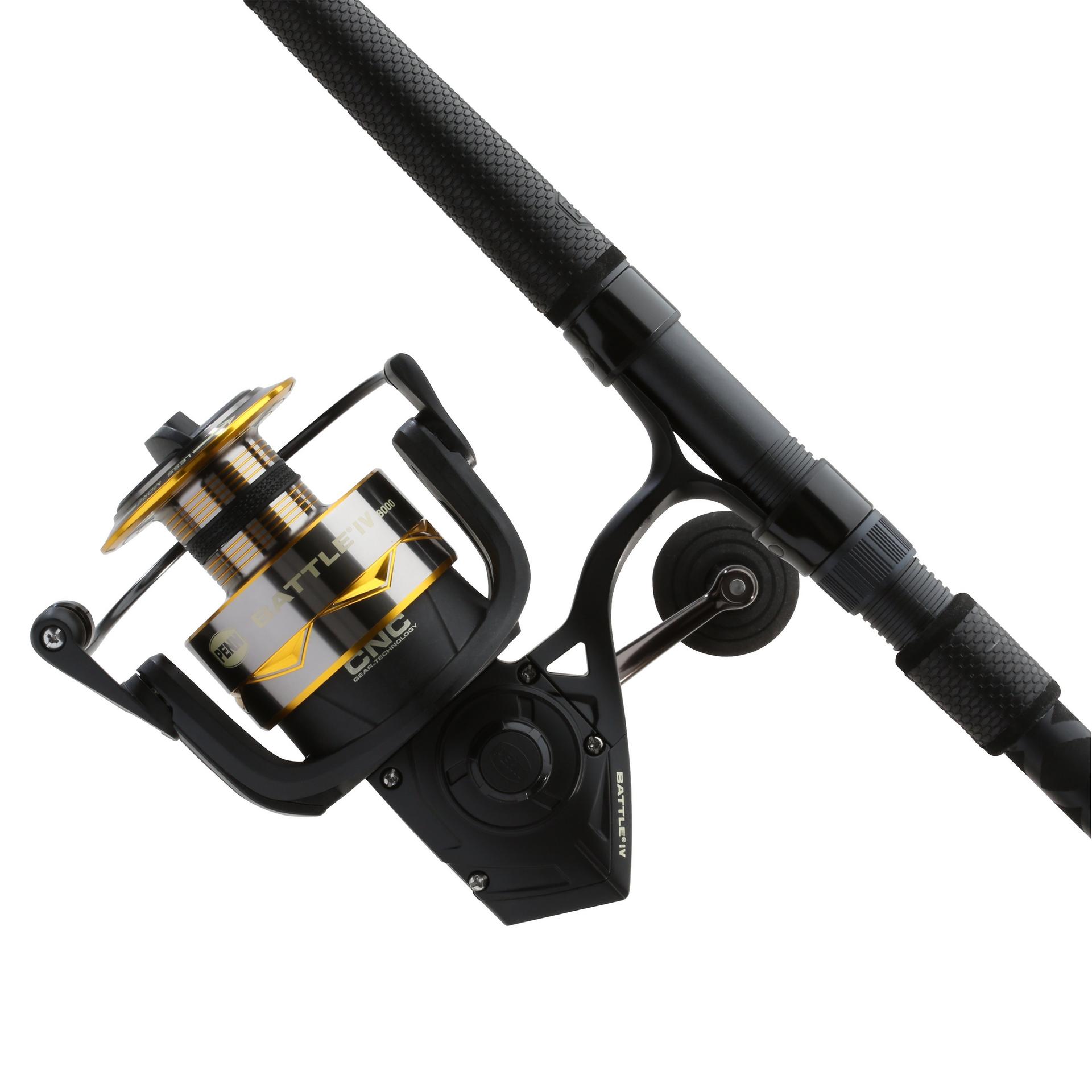 Battle® IV LE Spinning Rod and Reel Combo - Premium Fishing Gear for Freshwater & Saltwater Anglers | Perfect for Bass, Trout, and Offshore Fishing Adventures