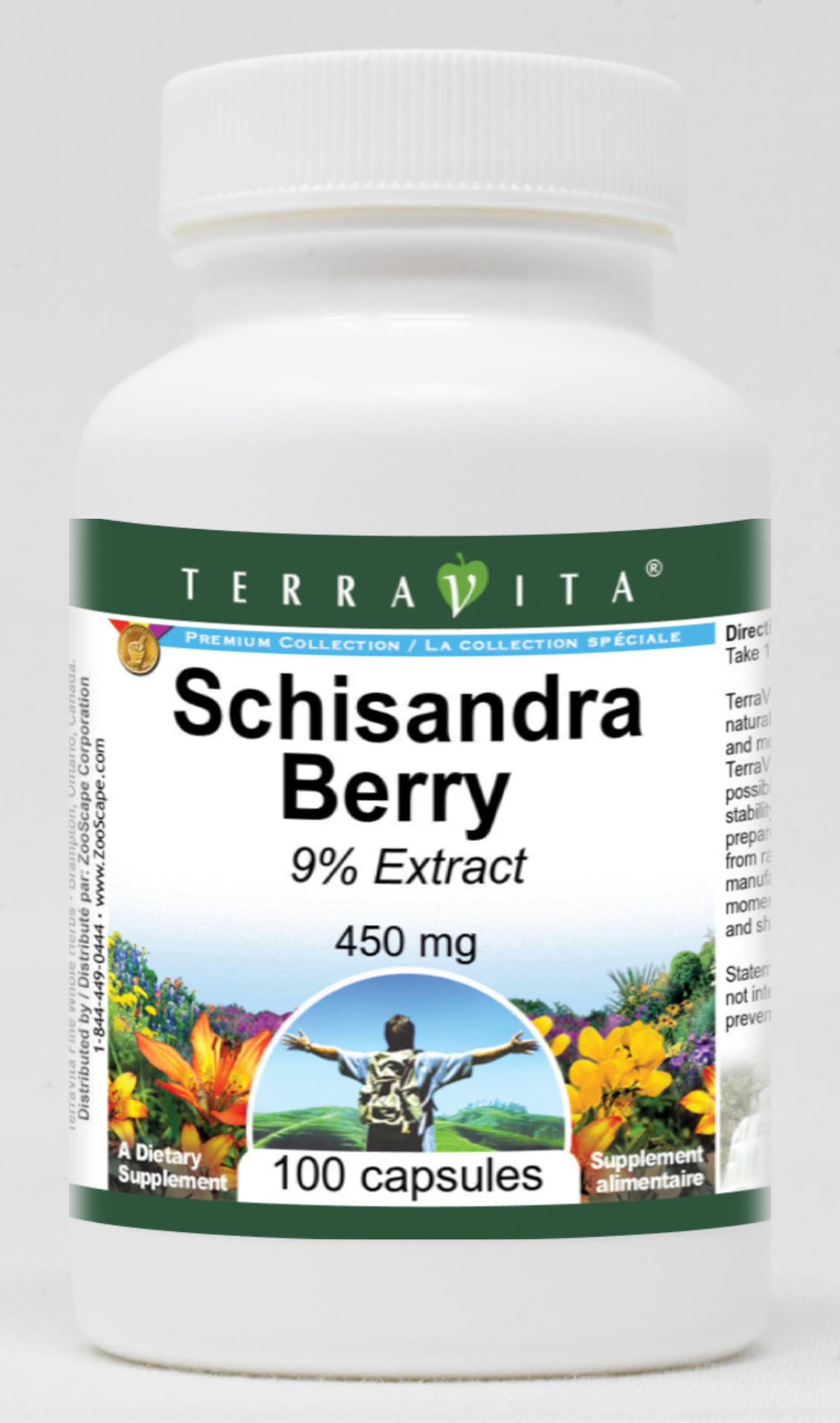 Premium Schisandra Berry Extract 9% - 450mg per Capsule (100 Capsules per Bottle, 2-Pack) - Natural Adaptogen for Stress Relief & Liver Support - Perfect for Daily Wellness & Immune Boosting