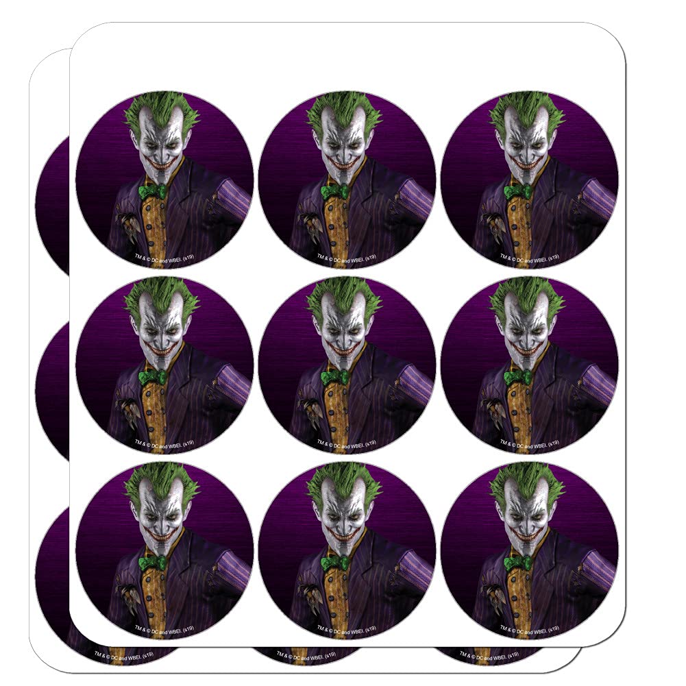 Batman Arkham Asylum Video Game Joker Stickers Set - 50pcs Planner Calendar Scrapbooking Decorative Stickers for Journaling, DIY Crafts, Bullet Journal, Gift Wrapping