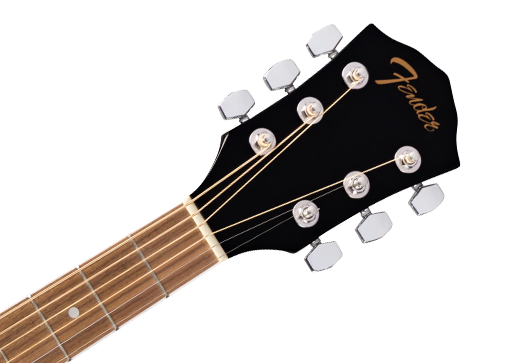 Fender FA-125 Dreadnought Acoustic Guitar Bundle - Black with Gig Bag, Tuner, Strap, Strings, Picks & Instructional DVD | Perfect for Beginners, Campfire Singalongs & Home Practice