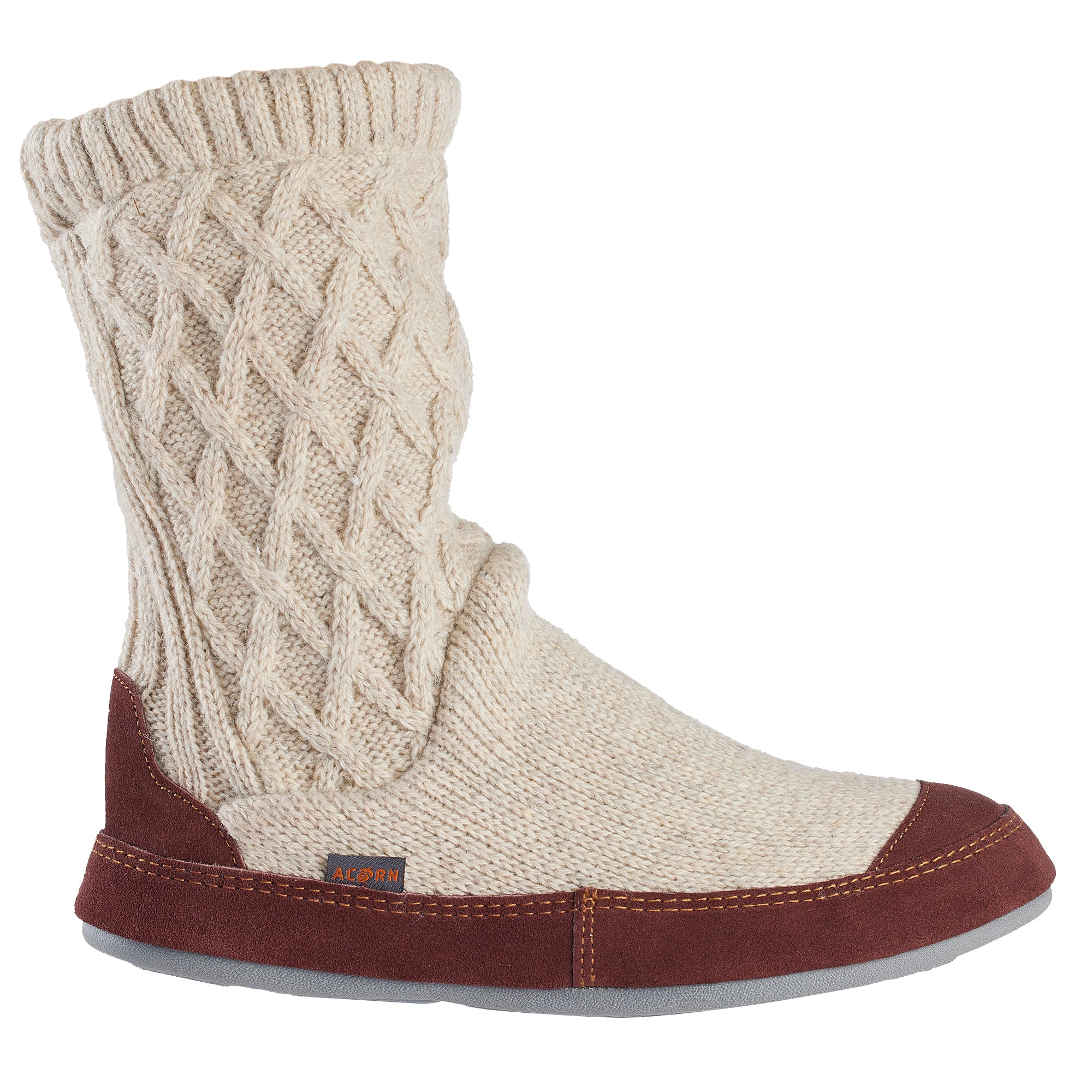 Men's Slouch Boot Slippers with Indoor/Outdoor Sole - Cozy House Shoes for Winter, Home, Office & Outdoor Wear