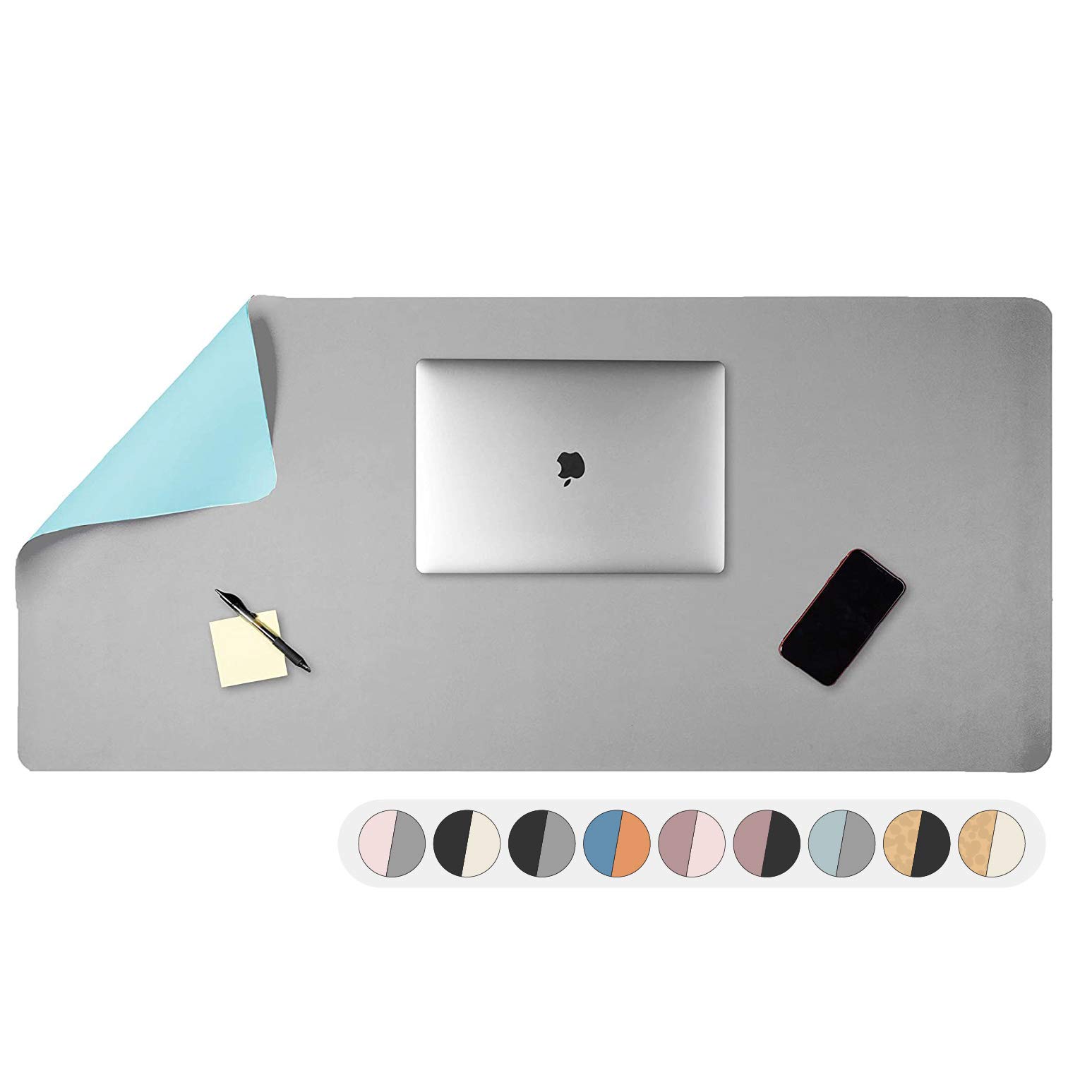 Dual-Sided Leather Desk Pad - 47x23