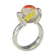 Got All Your Marbles Pee Wee MarblePOP! Serenity Ring - Fun Marble Game for Kids & Adults, Stress Relief Fidget Toy for Anxiety, Office Desk & Travel Entertainment