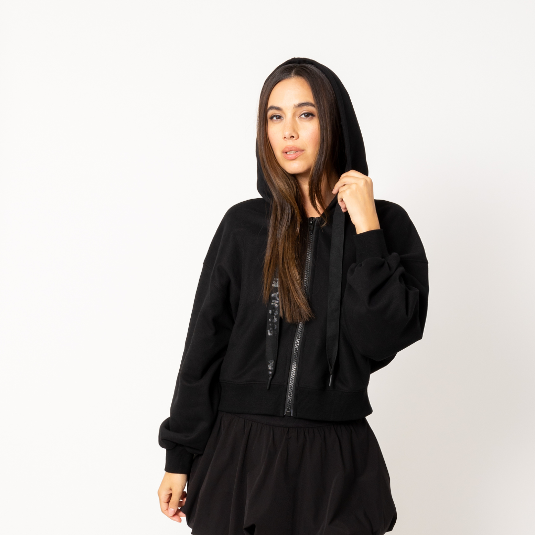 IGA Oversized Cropped Hoodie for Women - Trendy Streetwear Pullover Sweatshirt | Perfect for Casual Outfits, Loungewear & Gym