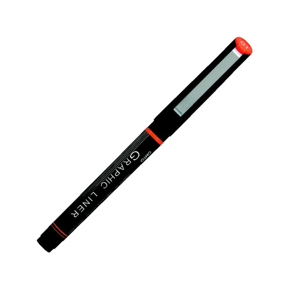OHTO Graphic Liner Needle Point Drawing Pen - Fine Tip 0.3mm for Sketching, Illustration & Calligraphy - Black Ink (CFR-150GL01) - Perfect for Artists, Designers & Craft Projects