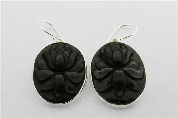 Elegant Oval Earrings - Genuine Horn & Sterling Silver Jewelry for Women | Perfect for Parties, Weddings & Everyday Wear