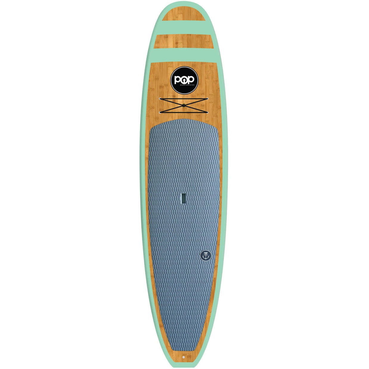 Premium POP Rigid 11' Huckleberry Allround Mint Bamboo Skateboard Deck - Perfect for Street Skating, Tricks & Commuting