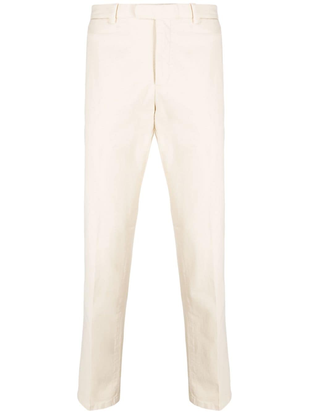Boglioli Men's White Dress Pants - Slim Fit Formal Trousers for Business & Office Wear