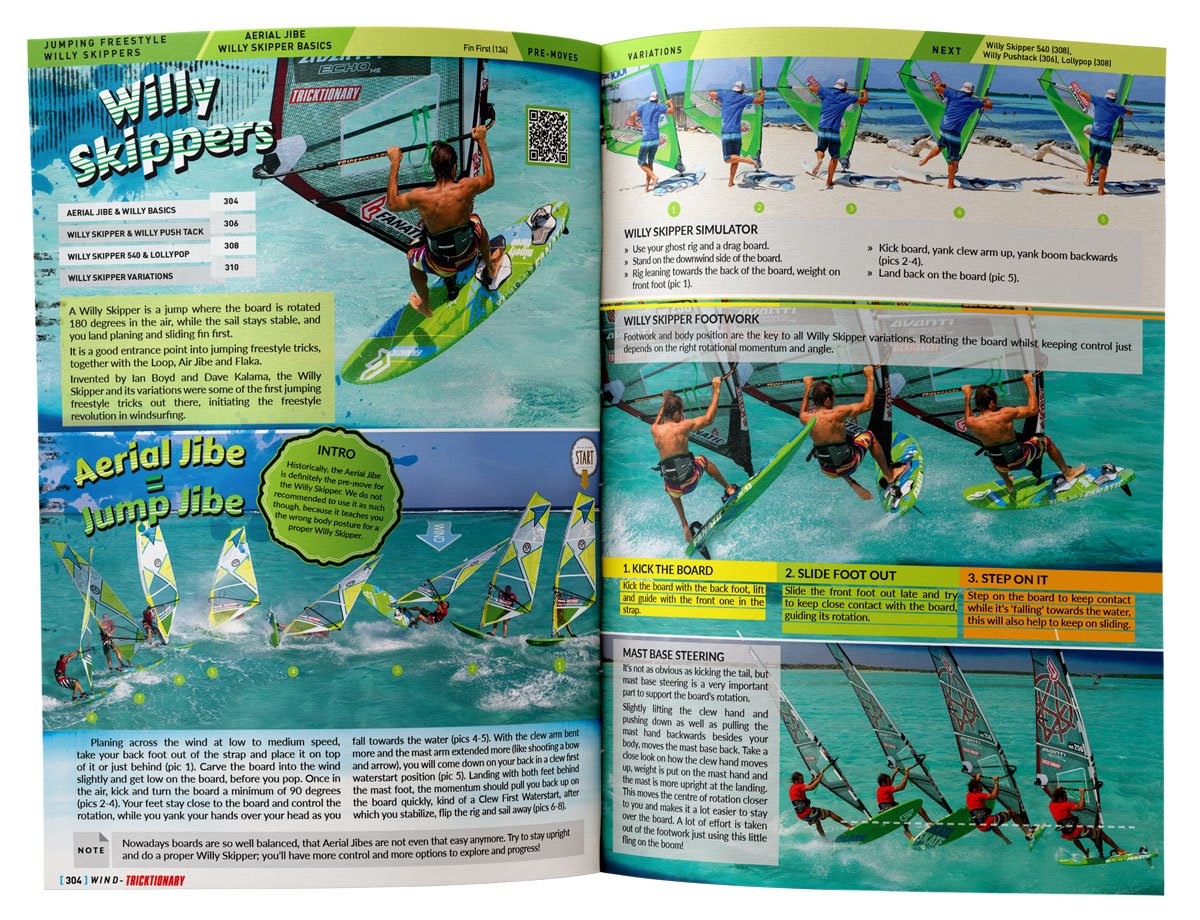 Tricktionary 3 Windsurfing Bible - Ultimate Guide for Windsurfing Tricks & Techniques | Perfect for Beginners & Pros | Use on Water, Beach & Training Sessions