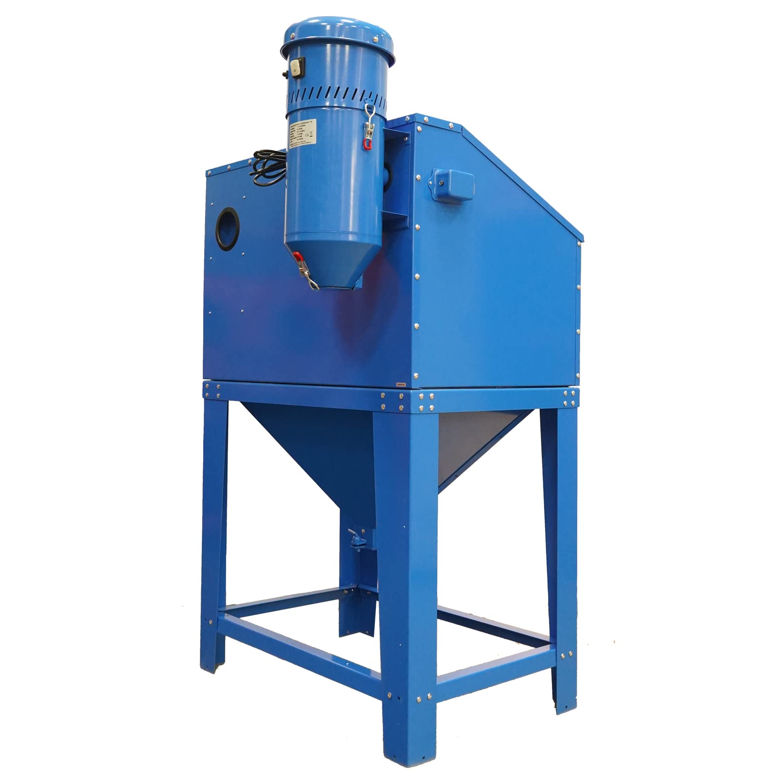 1.75 HP Dust Collector for Sand Blast Cabinet - 2 Gallon Capacity Media Blaster Dust Collection Reclaimer System | Ideal for Workshop, Metalworking & Sandblasting Projects