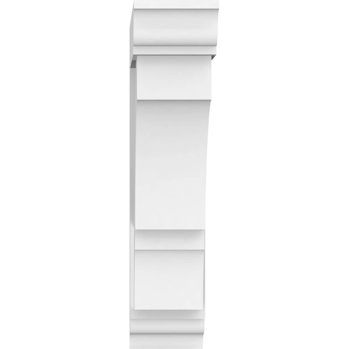 Ekena Millwork BKTP05X16X22BOA01 Standard Balboa Architectural Grade PVC Brackets - 5