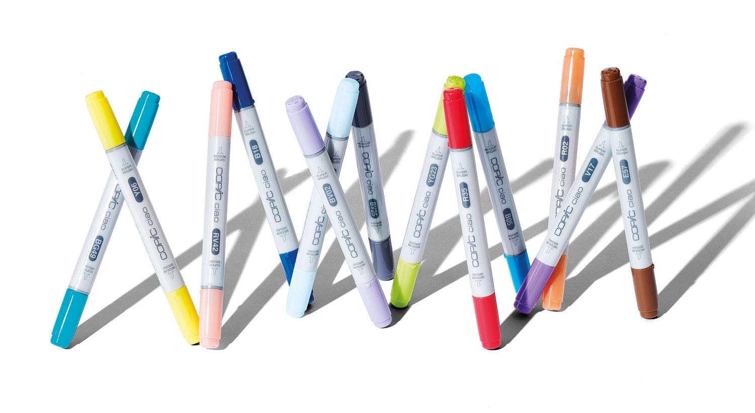Copic Ciao Markers - Set of 12 Alcohol-Based Art Markers, Buttercup Yellow - Perfect for Sketching, Manga Drawing & Illustration Projects
