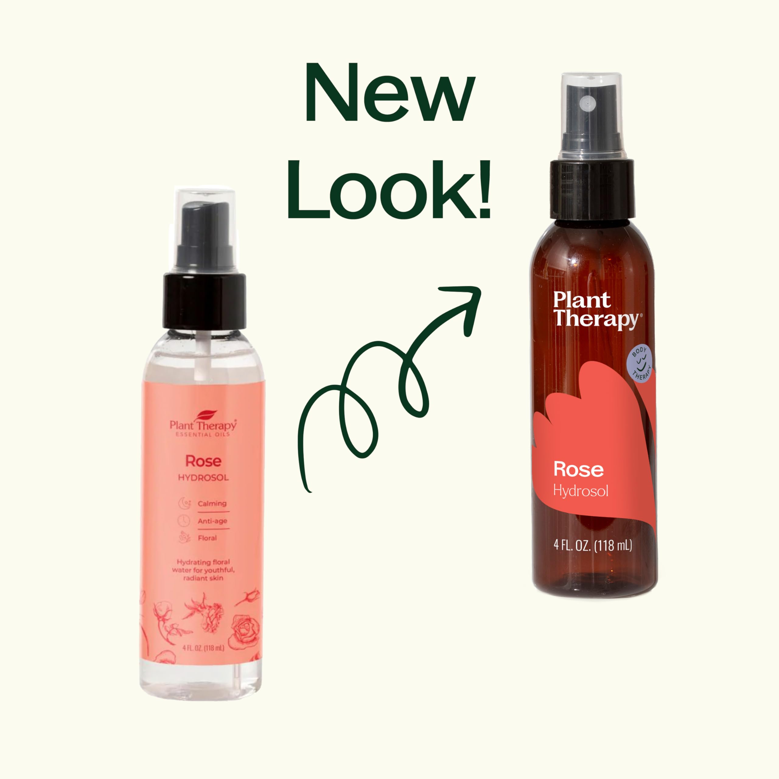 Plant Therapy Rose Hydrosol 16 oz - Pure Floral Water Byproduct of Essential Oil Distillation | Perfect for Skin Care, Aromatherapy & Natural Perfume Making