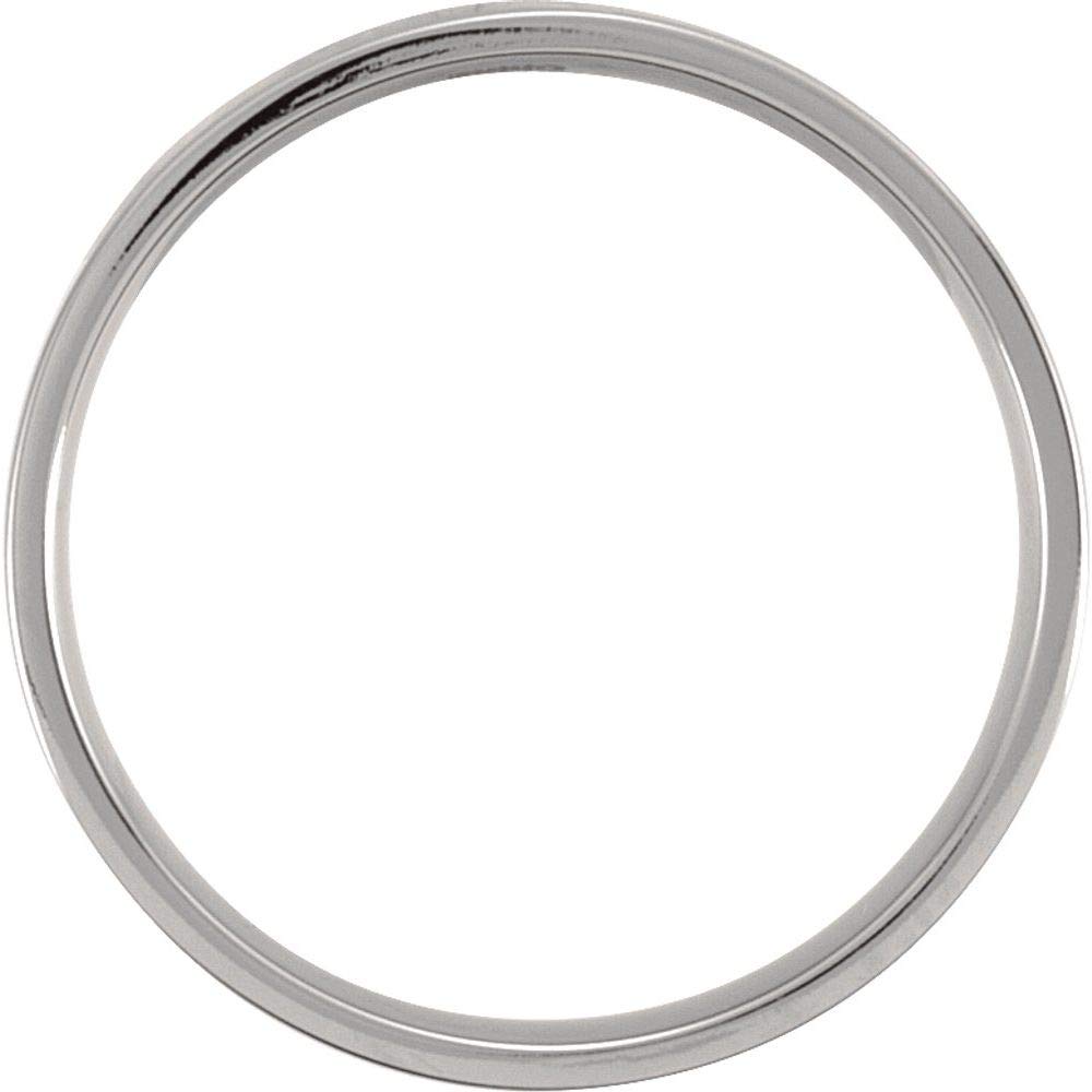 Titanium 4mm Flat Polished Wedding Band Ring for Women - Durable & Hypoallergenic Fine Jewelry - Perfect Bridal Gift, Anniversary & Everyday Wear