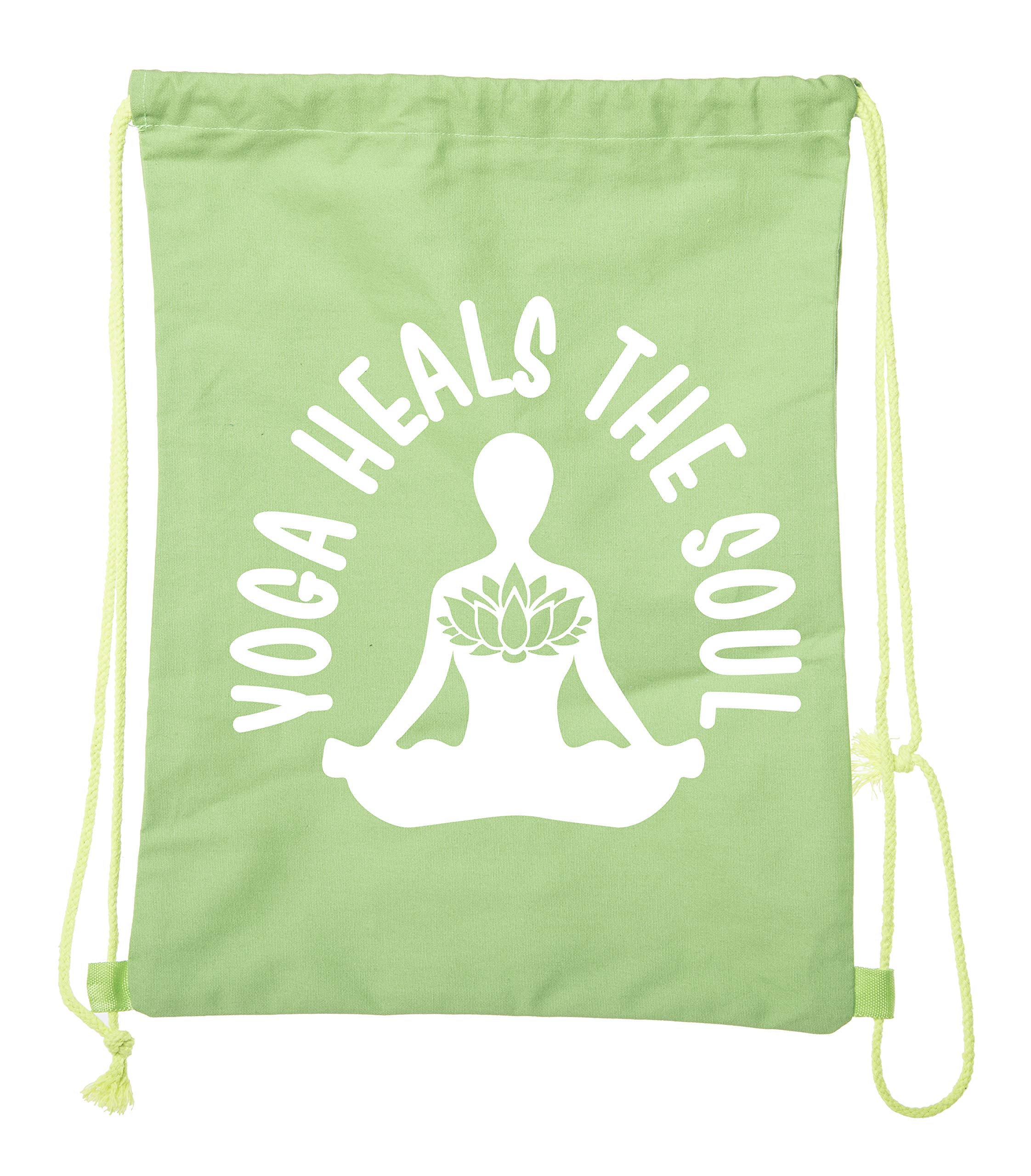 Eco-Friendly Cotton Drawstring Yoga Gym Bag for Yoga Blocks & Clothes - Perfect for Yoga Class, Gym Workout & Travel Accessories