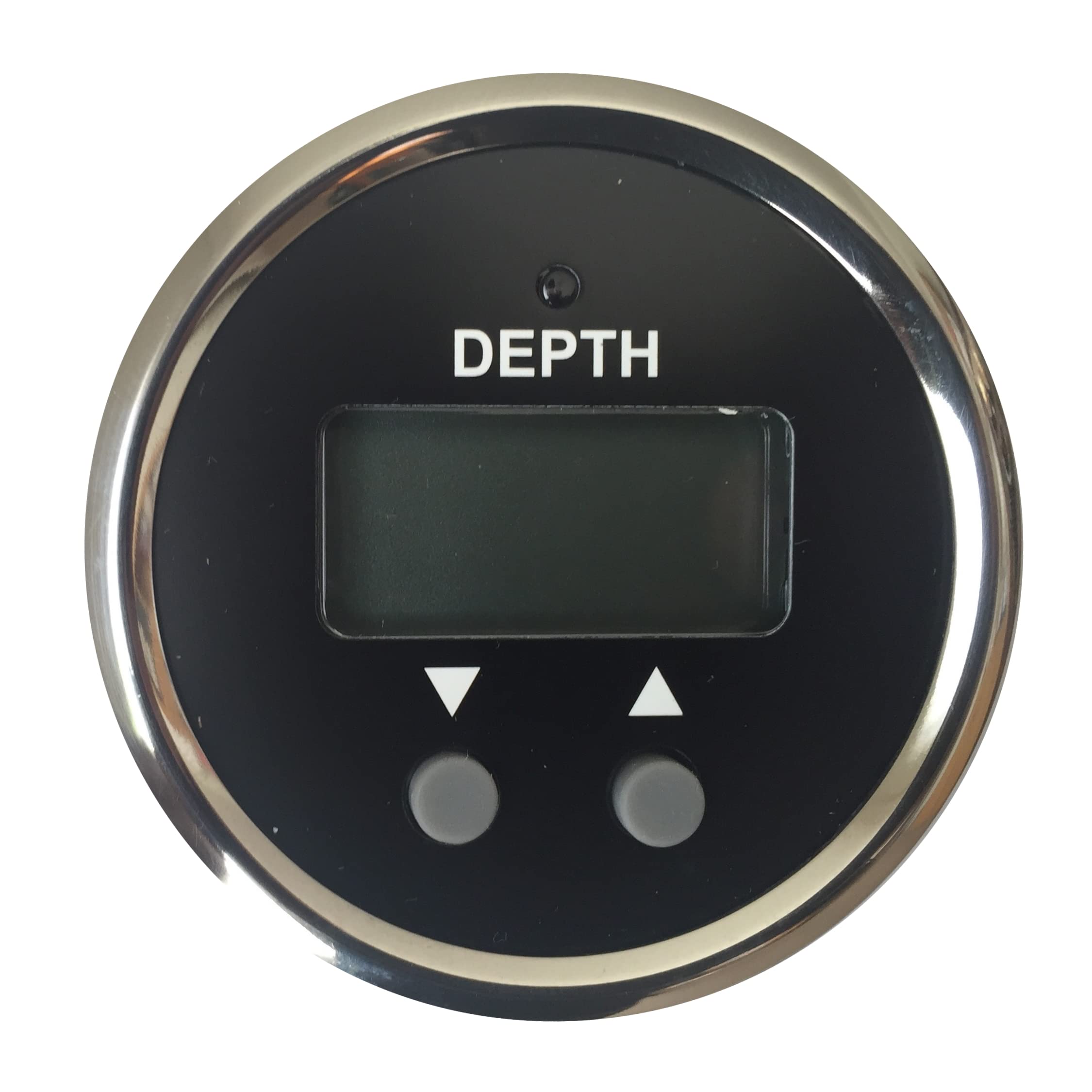 Veethree ANZ Depth Sounder with 25ft Black Sterling Hose & Transducer - Marine Fish Finder for Boats, Kayaks, and Fishing