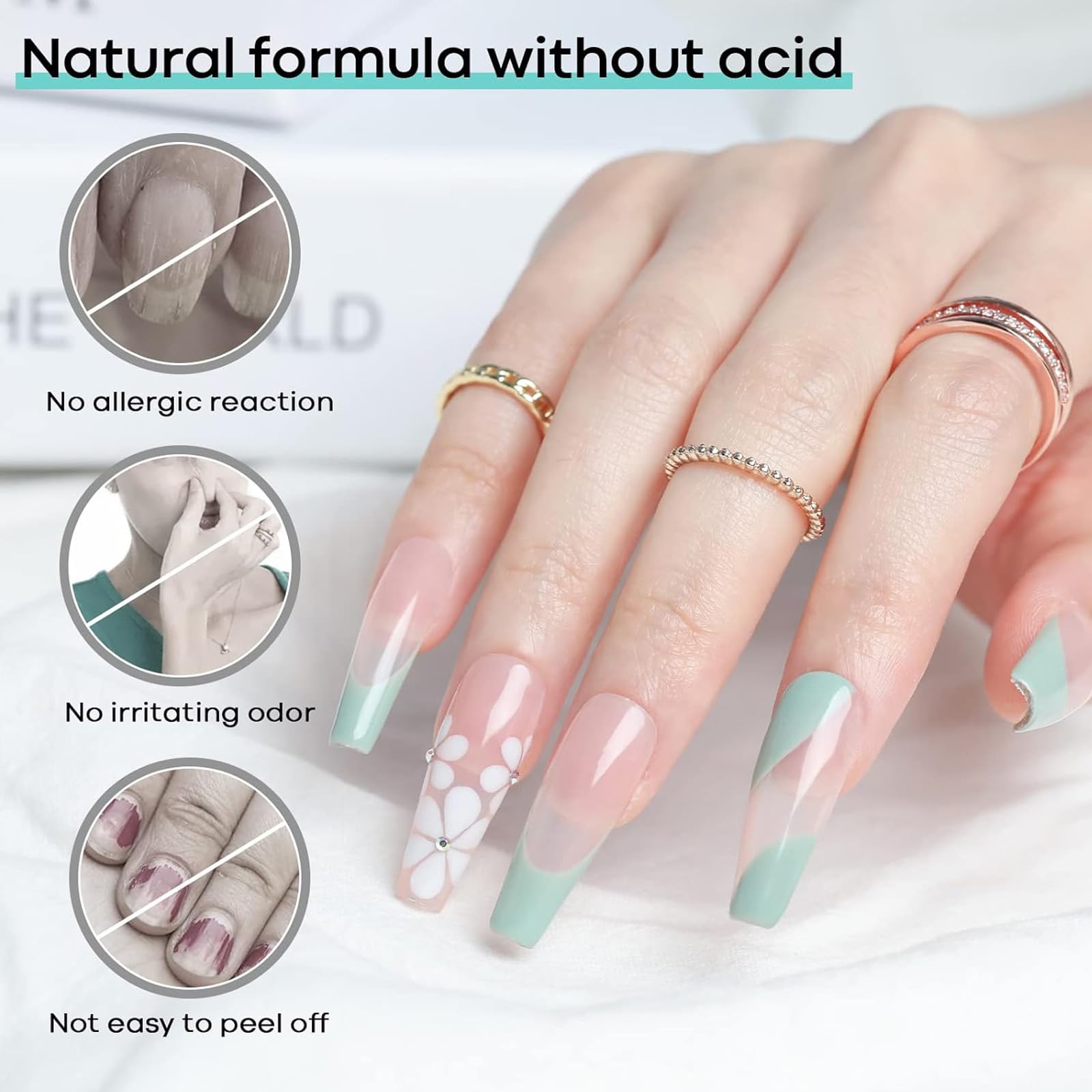 Modelones Nail Dehydrator - 15ml Nail Prep Solution for Acrylic & Gel Polish Application - Perfect for Salon & DIY Manicures at Home