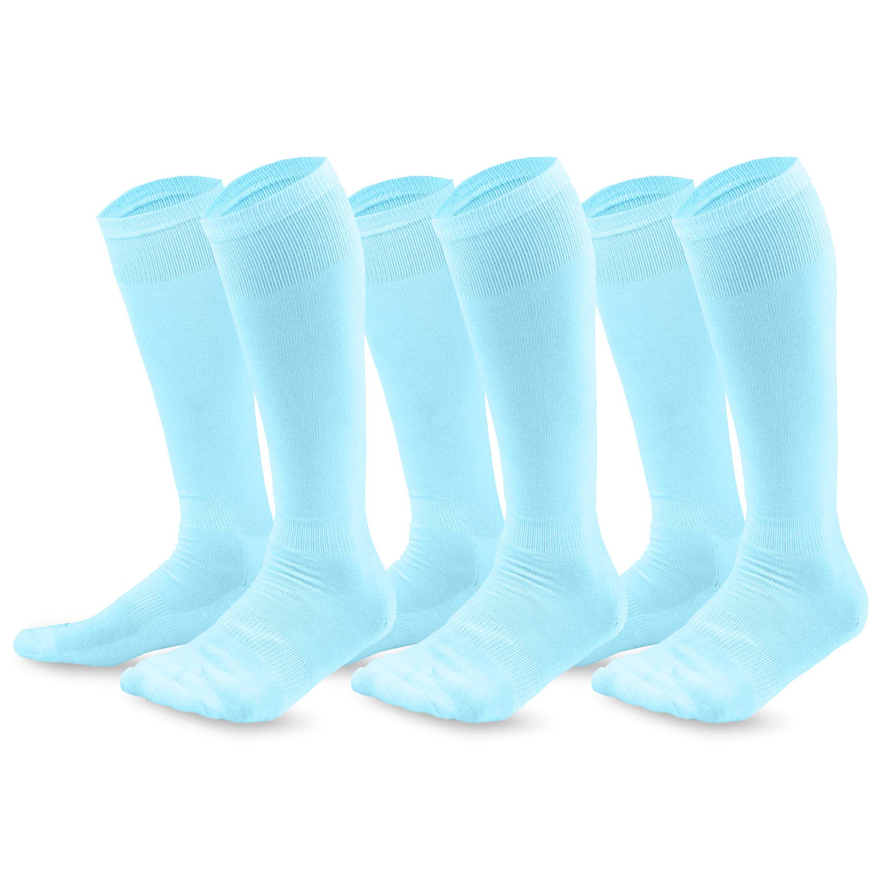 **Breathable Cotton & Bamboo Sports Socks for Soccer, Baseball, Tennis - Unisex Comfort for Kids, Teens, Women & Men (3 Pairs) - Ideal for Training, Games & Casual Wear**