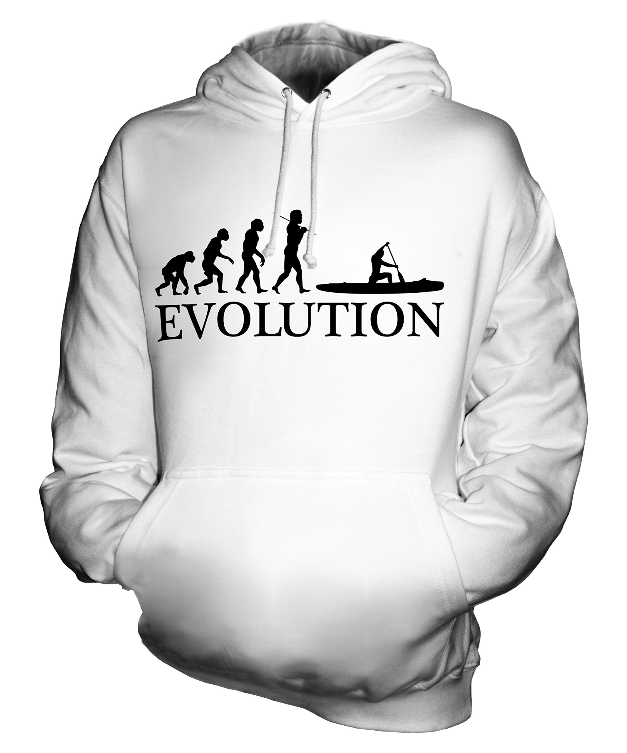 Unisex Evolution of Man Hoodie - Soft Cotton Pullover for Men & Women - Perfect for Outdoor Adventures, Camping & Casual Wear