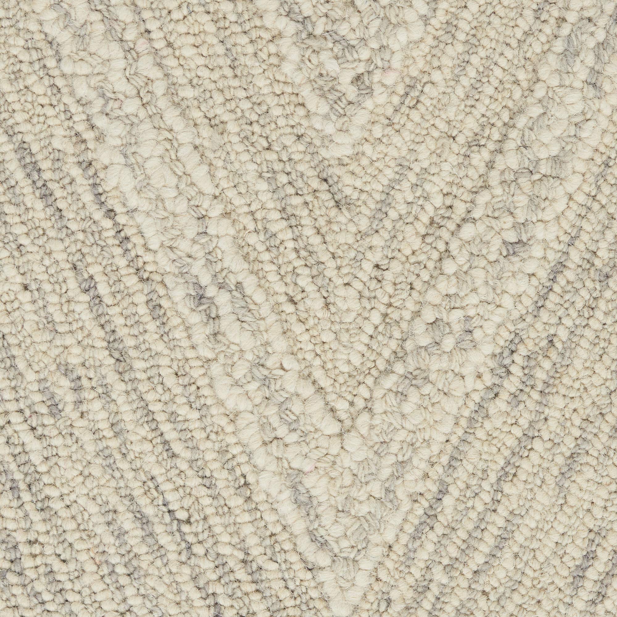 Nourison Linked Bohemian Ivory/Grey 3'9