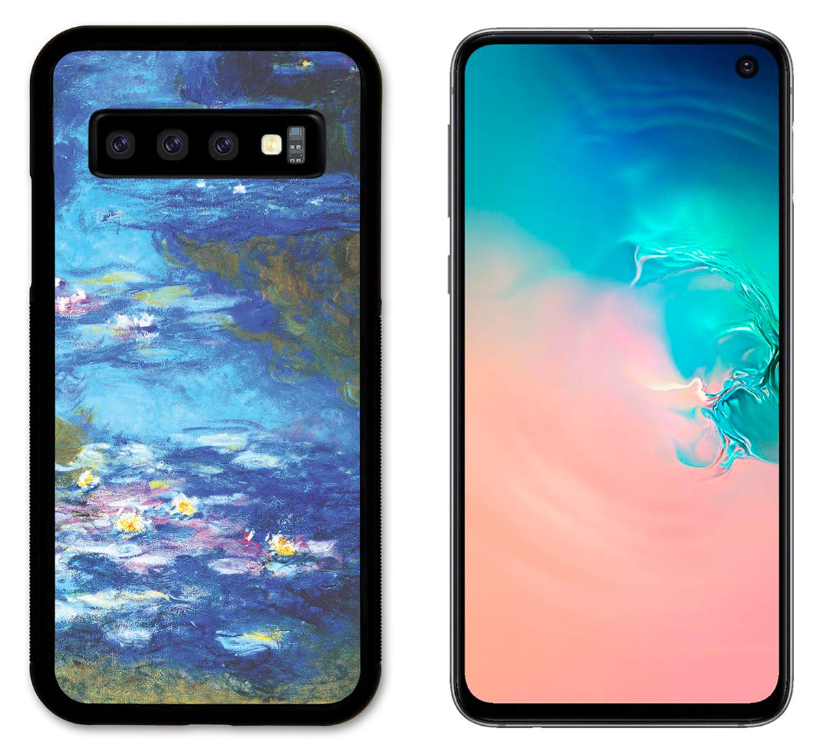 Samsung Galaxy S10 Slim Phone Case - Monet Irises II for Daily Protection