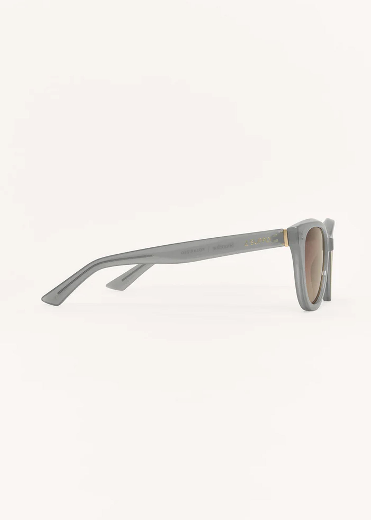 Z Supply Shoreline Polarized Sunglasses in Pewter - UV Protection for Driving, Fishing & Outdoor Activities