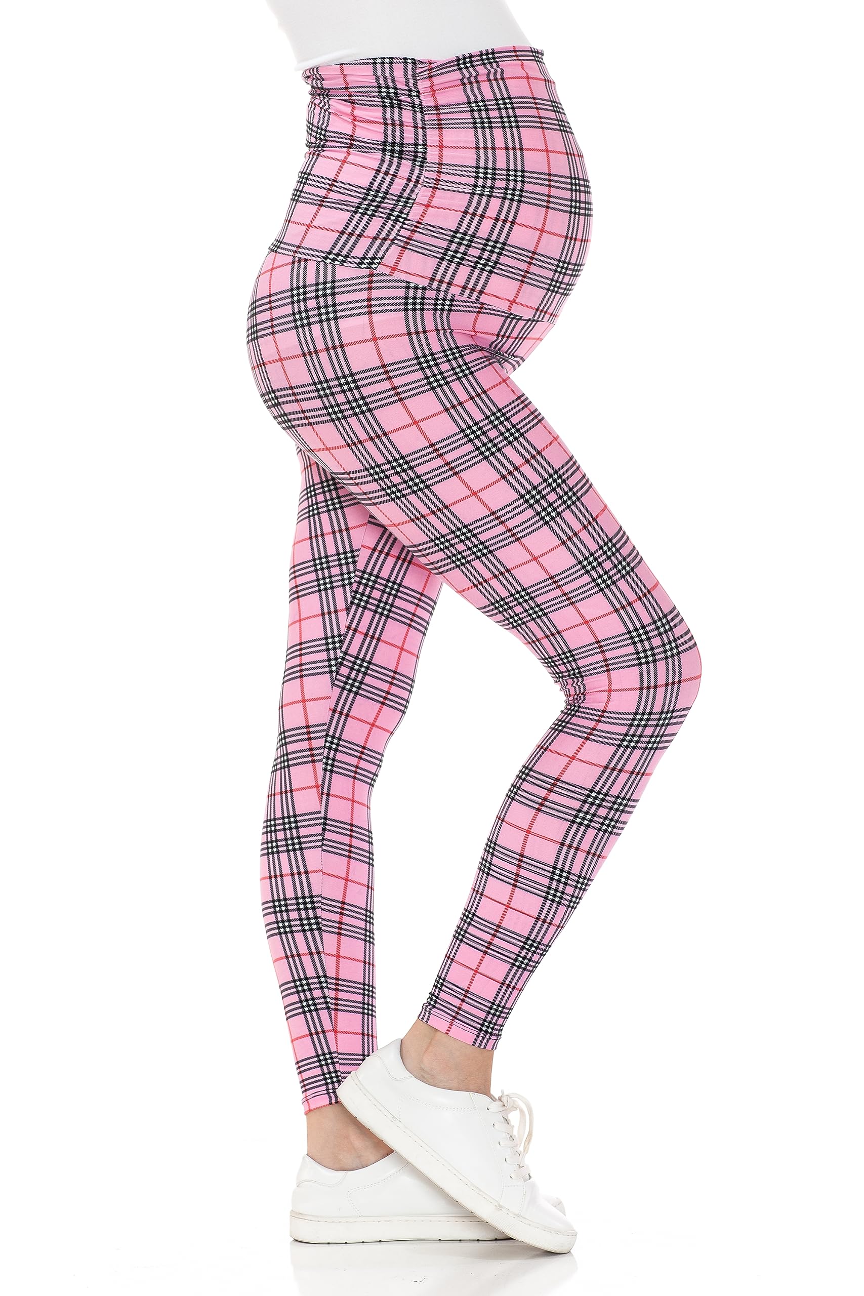 **Leggings Depot Women's Maternity Leggings Over The Belly - Soft Stretchy Pregnancy Yoga Pants for Comfort & Support - Perfect for Casual Wear, Yoga & Everyday Use**