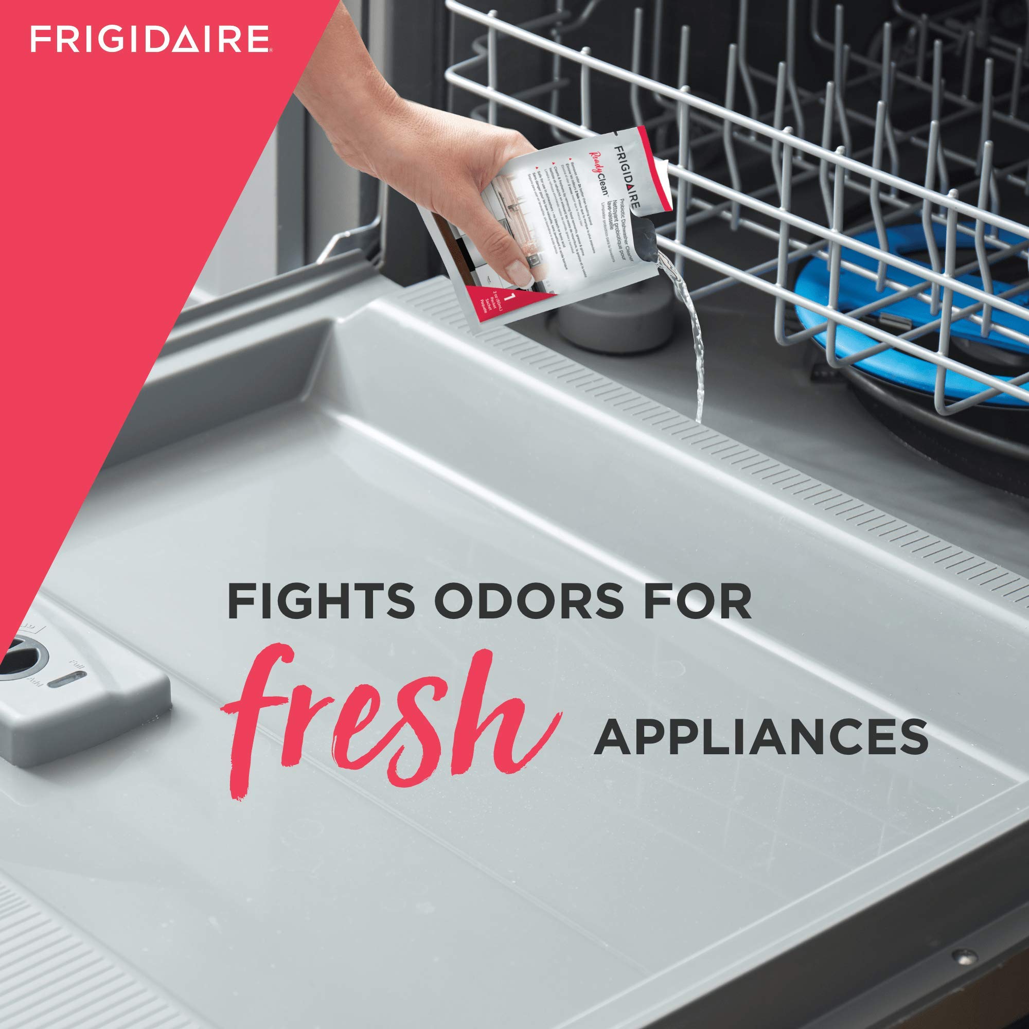 Frigidaire 10FFHOME01 Ready Clean Probiotic Appliance Care Kit - Refrigerator & Freezer Cleaning System - Eliminates Odors & Maintains Freshness - Perfect for Home Kitchen Appliances Maintenance