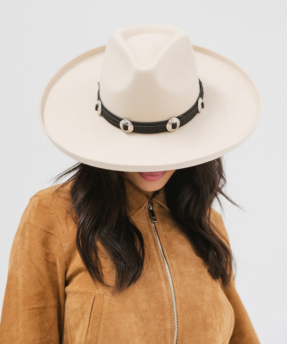 Amelia Pencil Brim Fedora Hat for Women - Stylish Wide Brim Sun Hat for Outdoor, Beach, and Summer Fashion
