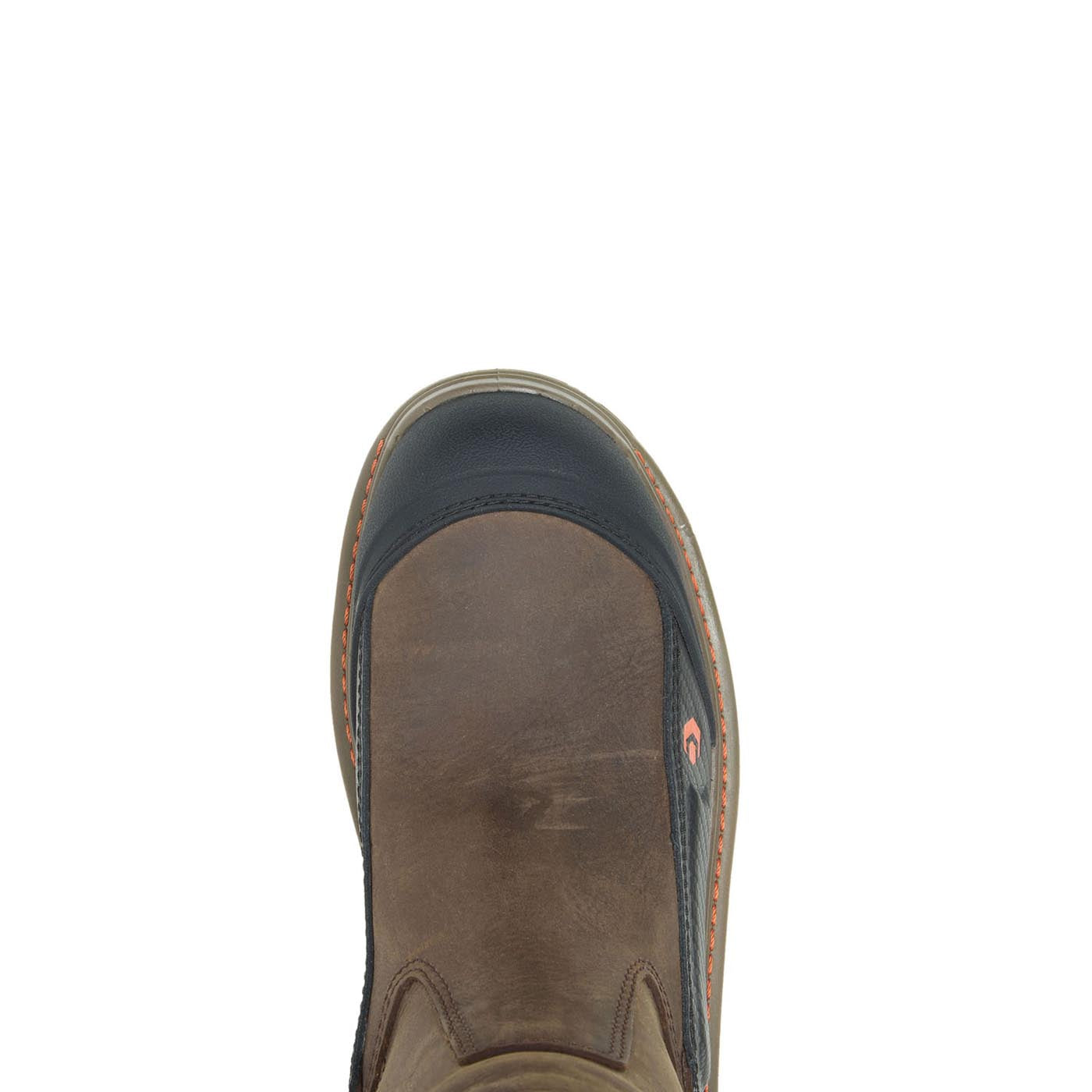 Overpass Pull On CarbonMax Waterproof Work Boots for Men - Slip Resistant, Steel Toe, Comfortable for Construction, Farming & Outdoor Work