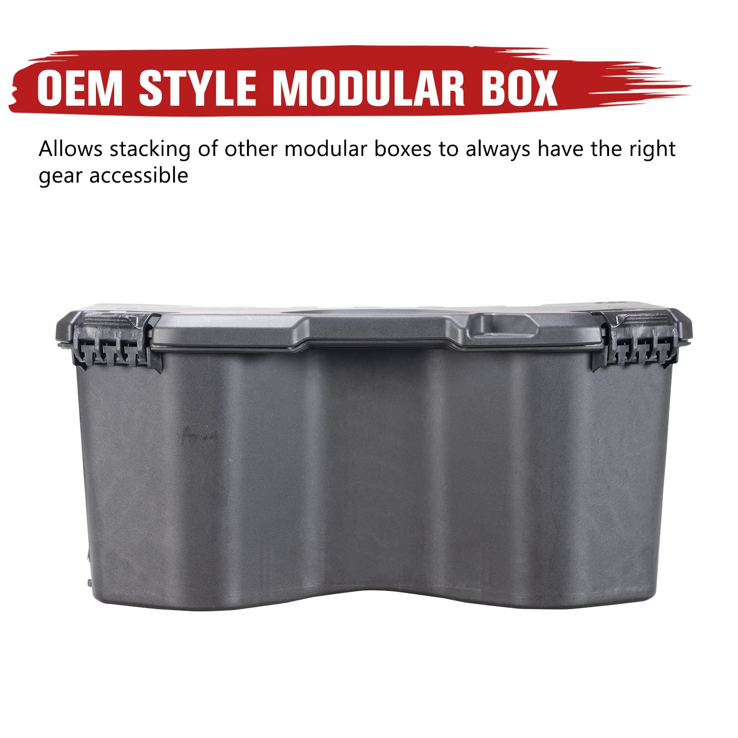 HAKA TOUGH UTV 20L/5.2 Gallon Waterproof Rear Cargo Box for Can Am Maverick X3 MAX, Maverick Trail, Defender & Commander | Durable Storage Bed Accessory | OEM #715007112 Replacement | Perfect for Off-Road Adventures, Hunting & Camping Gear Storage