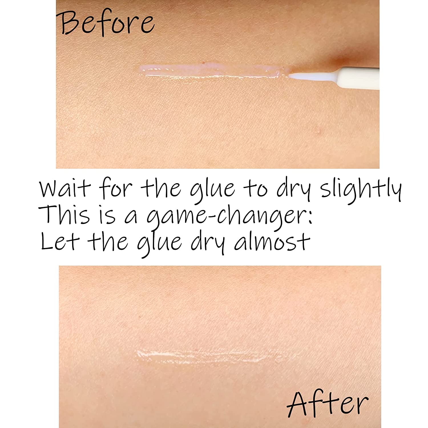 Best Strong Hold False Eyelash Glue - Fast Drying Adhesive for Strip Lashes (5ml/0.18oz) - Waterproof & Long Lasting - Perfect for Parties, Weddings & Daily Makeup