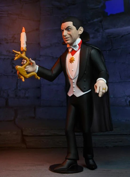 Dracula Universal Monsters NECA Toony Terrors Action Figure - Collectible Horror Movie Toy for Halloween Decor & Pop Culture Fans
