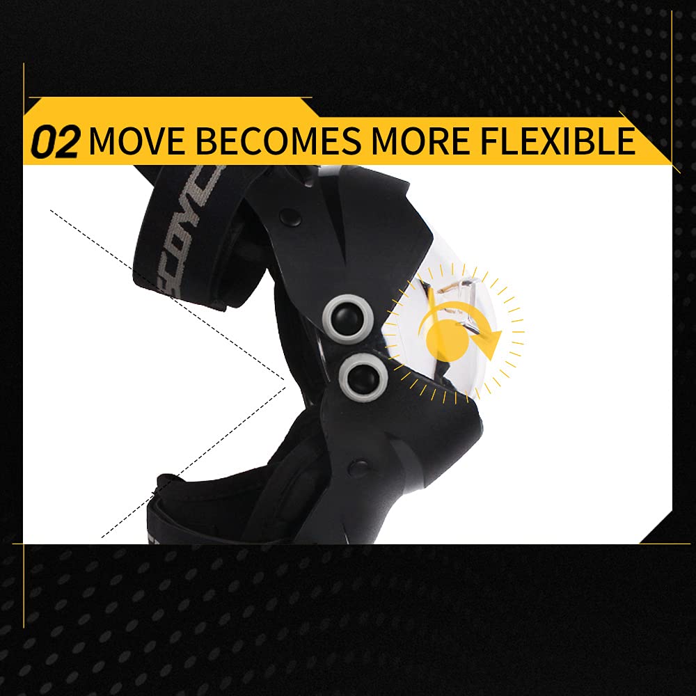Scoyco Knee and Shin Guards for Men - Anti-Slip Motorcycle Protective Gear for Dirt Bike, Mountain Biking & Powersports - Ideal for Off-Road Riding, Motocross & Adventure Cycling