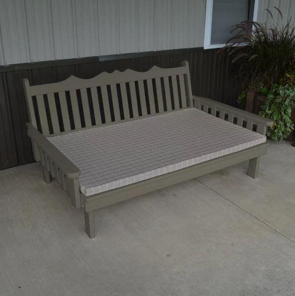Royal English Daybed in Yellow Pine by A&L Furniture – Elegant Sofa Bed for Living Room, Guest Room & Home Office