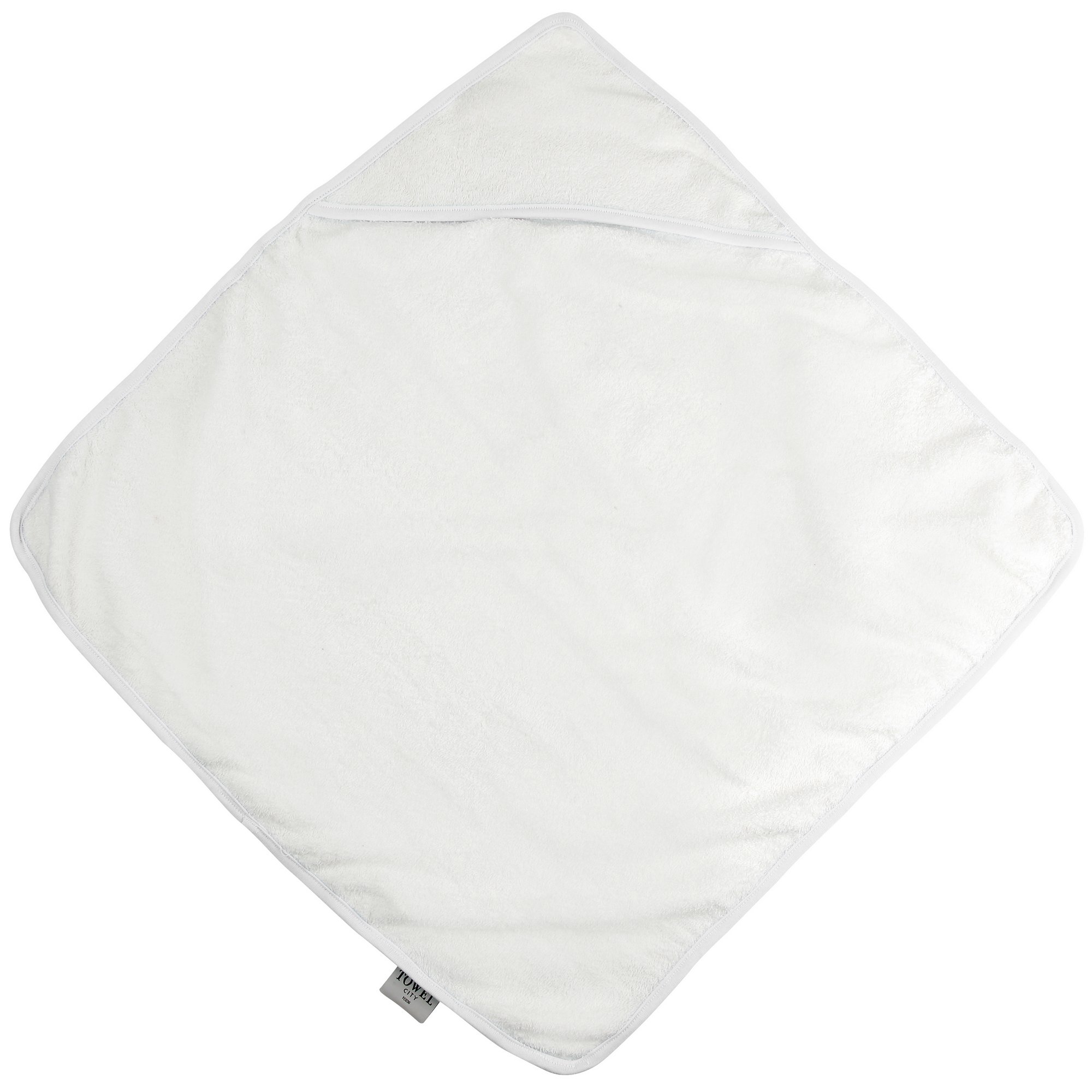Premium Baby Hooded Bath Towel - 360 GSM Ultra Soft & Absorbent - One Size Fits All (White/Blue) - Perfect for Newborns, Infants & Toddlers After Bath Time, Swimming or Beach Trips