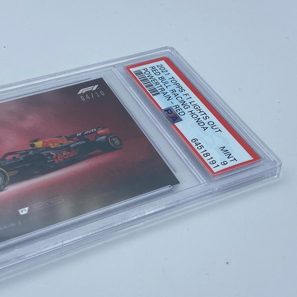 PSA 9 Graded 2004 Red Bull Powertrain Red Parallel Trading Card - Perfect for Collectors, Sports Memorabilia & Trading Card Games