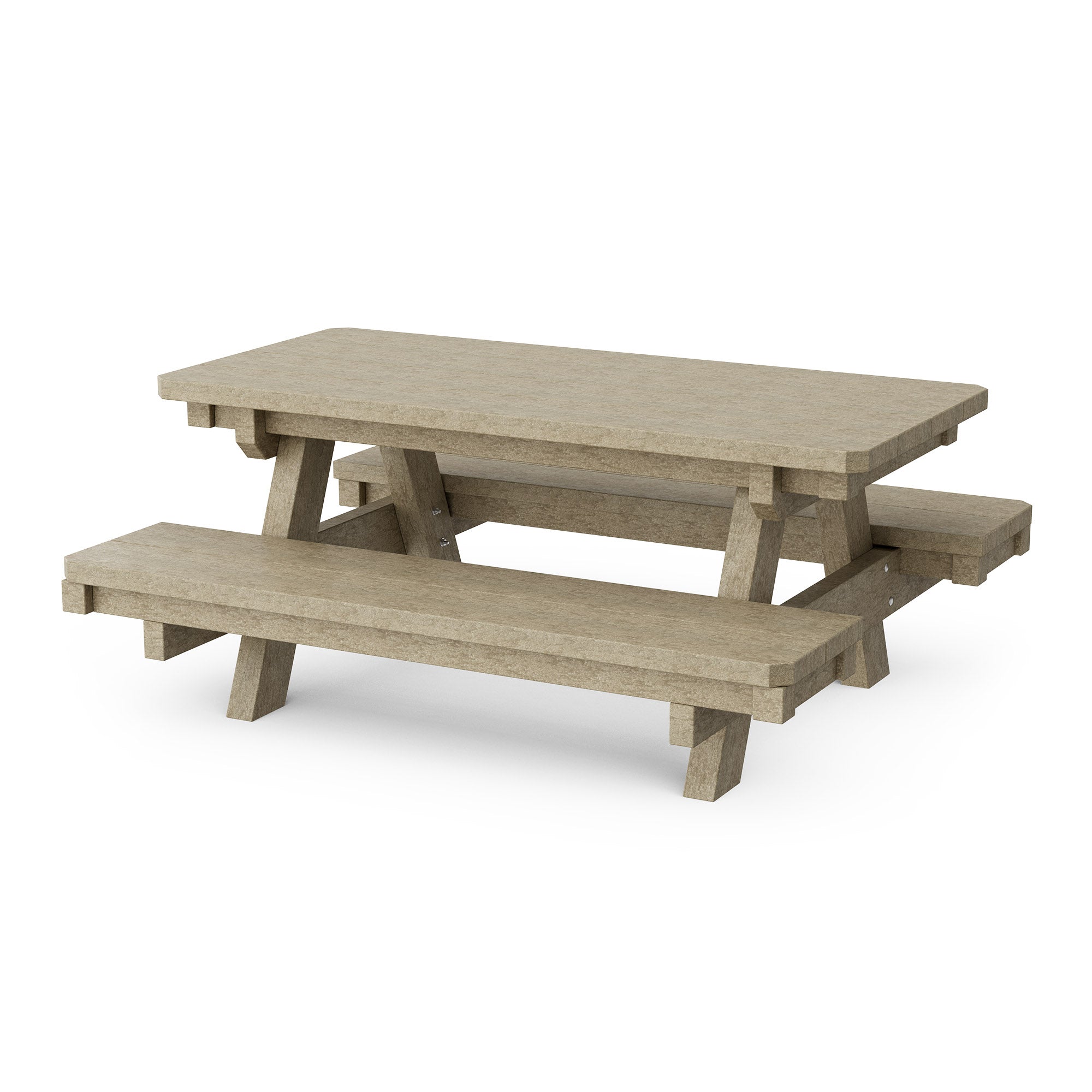 Heritage Kids Picnic Table - Durable Outdoor Wooden Table for Children's Playtime, Backyard, and Garden Activities