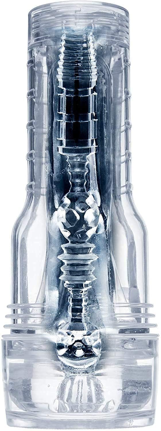 Fleshlight Go Torque Clear Male Masturbator - Discreet & Realistic Male Sex Toy for Solo Pleasure & Stress Relief