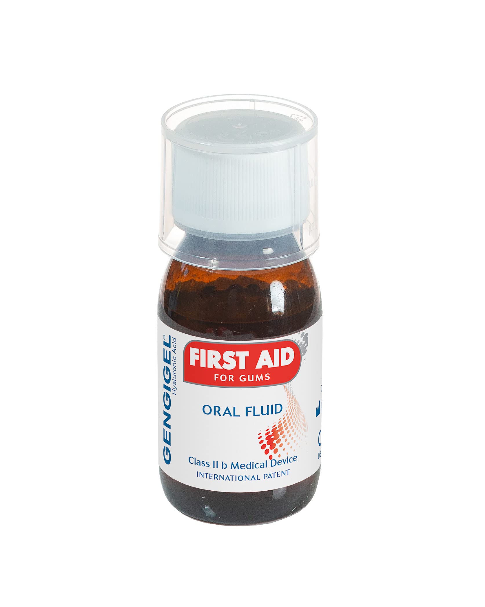 Gengigel First Aid Oral Fluid - 50ml | Fast-Acting Mouth Ulcer & Gum Pain Relief Gel | Ideal for Canker Sores, Denture Irritation & Post-Dental Surgery Care