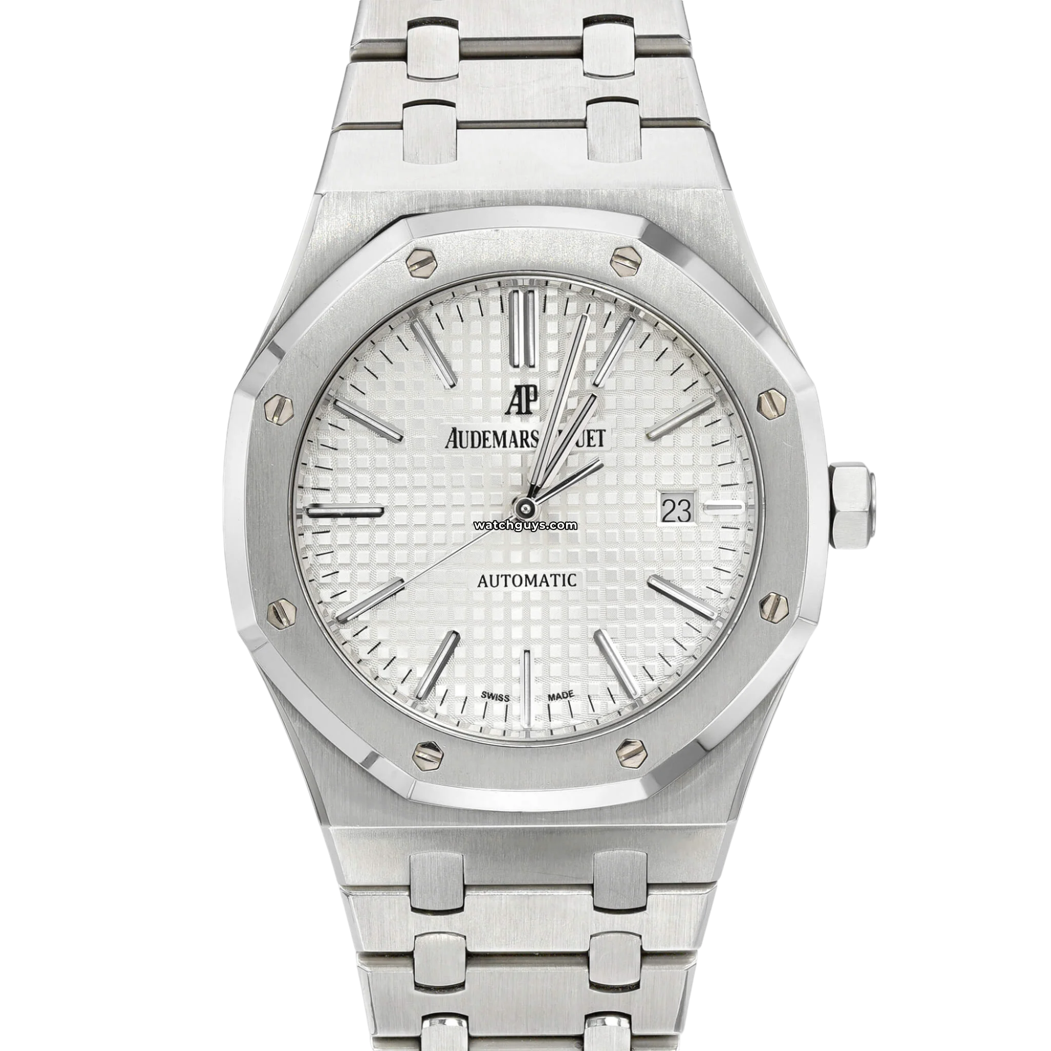Audemars Piguet Royal Oak 15400ST.OO.1220ST.02 Silver Stainless Steel Men's Watch - Luxury Timepiece for Business, Gifting & Special Occasions