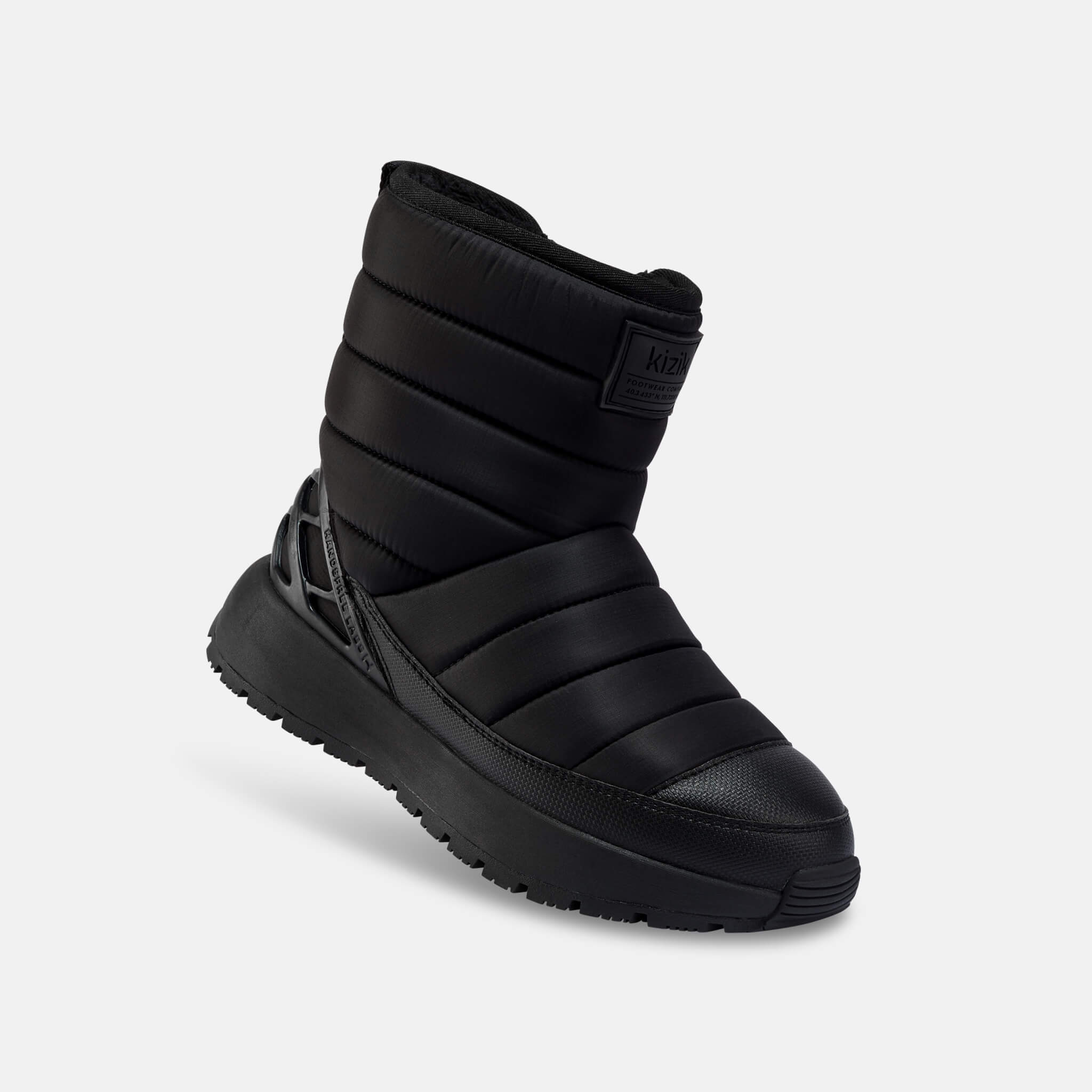 Women's Juno Mid Blackout Boots - Waterproof & Comfortable Ankle Boots for Hiking, Walking & Outdoor Activities