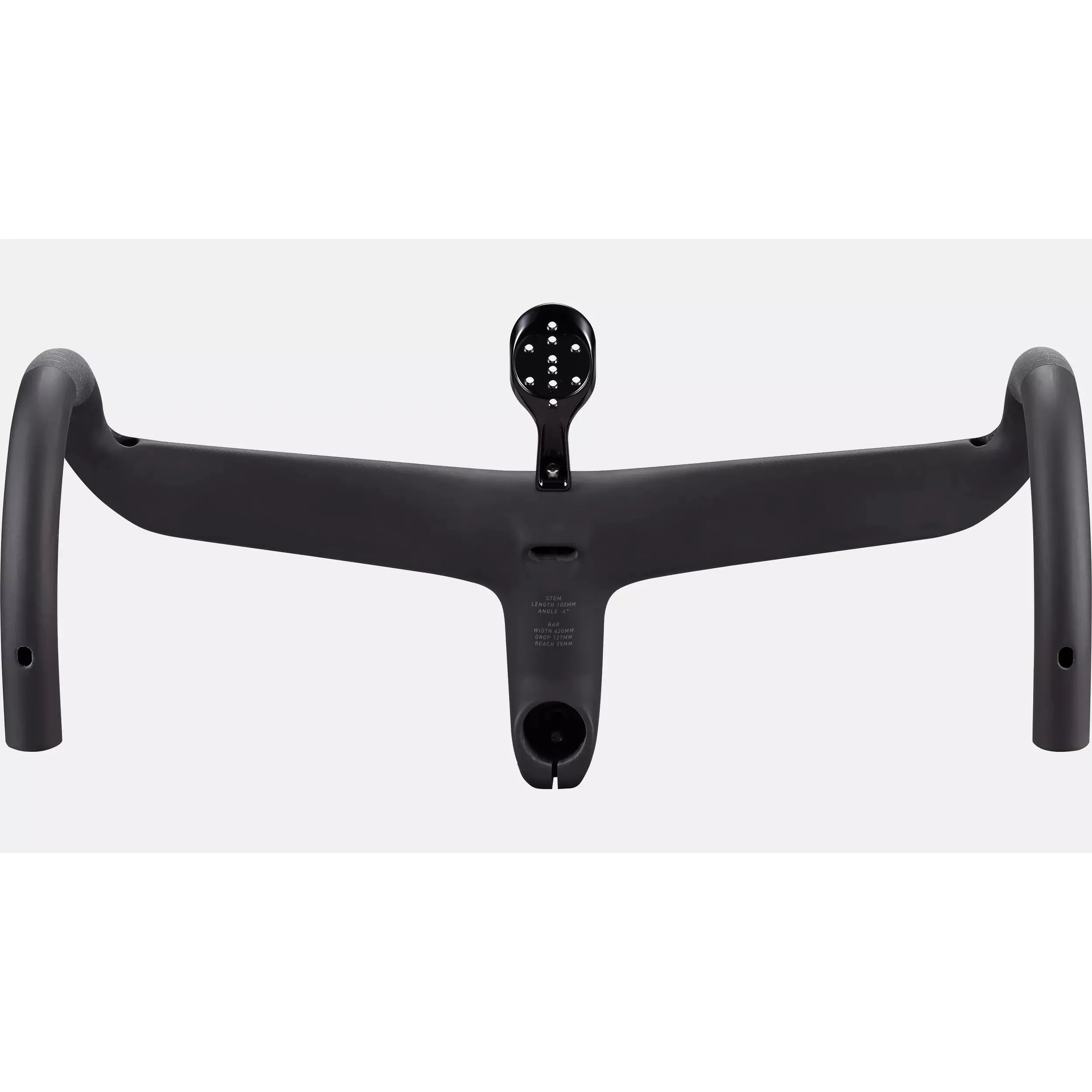 Roval Rapide Cockpit Handlebars with Integrated Stem - Lightweight Carbon Fiber Road Bike Handlebar for Aerodynamic Performance | Perfect for Competitive Cycling & Triathlon Racing