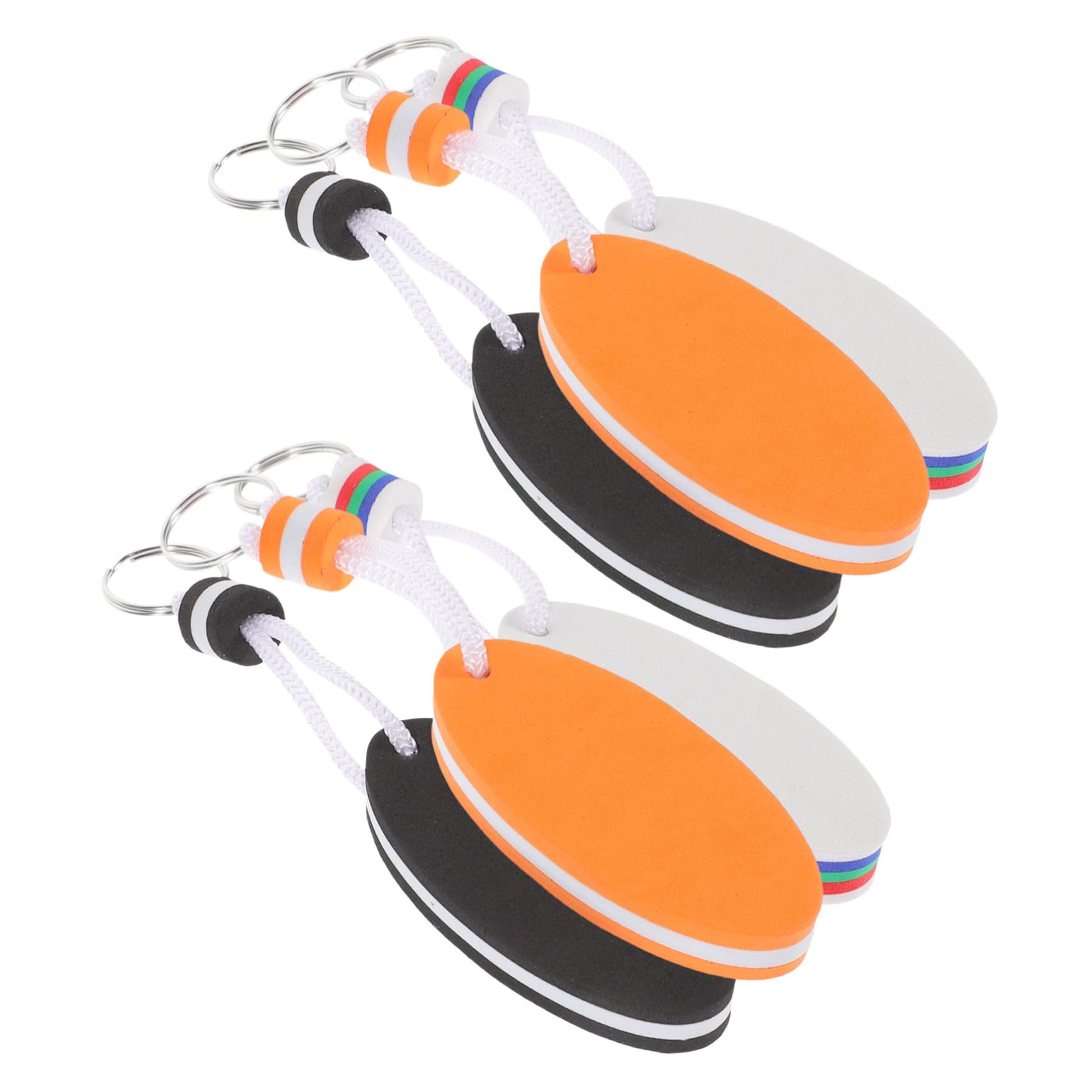 GAROZATION Eva Material Floating Keychain Set of 6 - Waterproof Decorative Small Keychains for Boats, Pools, and Outdoor Adventures