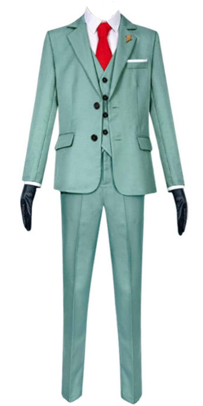 Spy x Family Loid Forger Cosplay Costume - Anime Character Uniform Suit Jacket for Men | Halloween Party, Comic Con & Cosplay Events