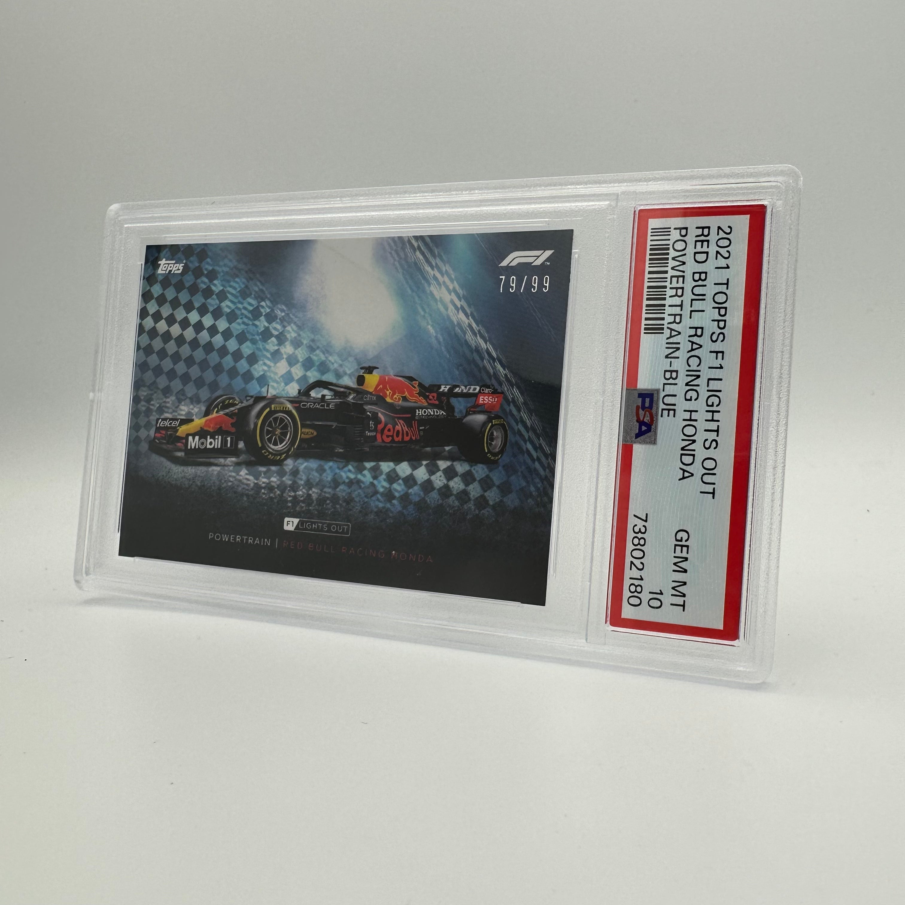 PSA 10 79/99 Red Bull Racing Honda Powertrain Blue - Limited Edition F1 Collectible for Display & Racing Enthusiasts